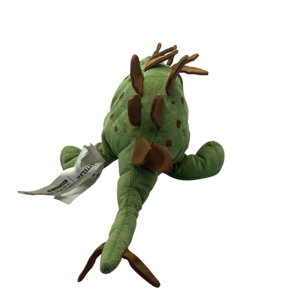 Ikea Jattelik Stegosaurus Dinosaur Plush Stuffed Animal Green 20" - Picture 8 of 8